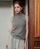 LOVEUSU Wool Halter Neck Sleeveless Knit (Charcoal)