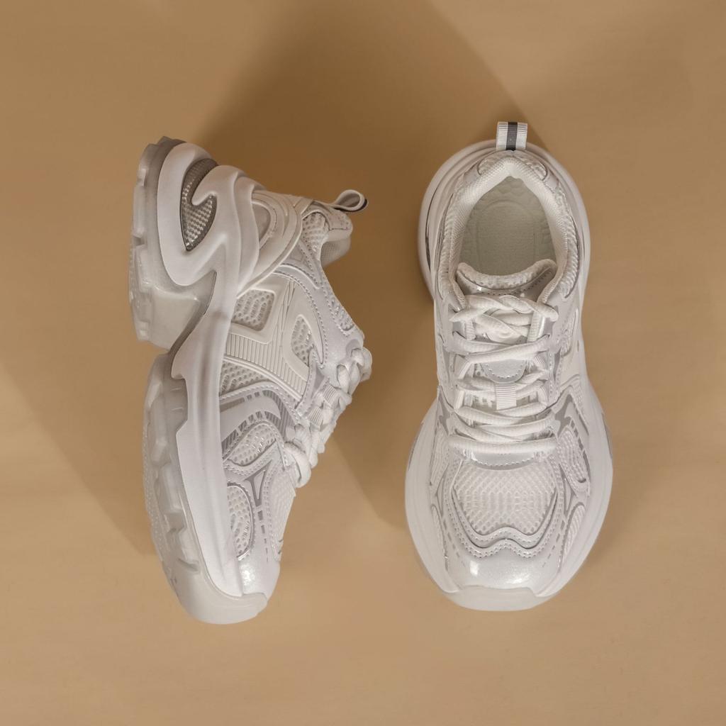 Grape mother comfortable thick-soled dad shoes sports shoes summer light models women's color matching design women's shoes soft soles are not tired