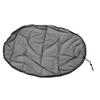 Rain Bucket Mesh Cover Black 37.4in Diameter Polyester Fiber Water Collection Bucket Cover with Drawstring for Leaves