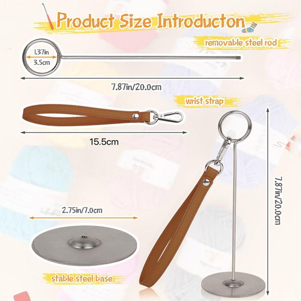 Creative Wrist Yarn Spinner Reusable Yarn Dispenser Stand Mini Yarn Spinner  Sewing Supplies
