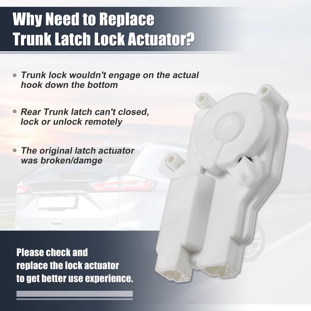 uxcell Passt für Honda 2007-2008 Heckklappen-Heckklappen-Türschlossaktuator Nr. 74896SAA003/74801SAAE21