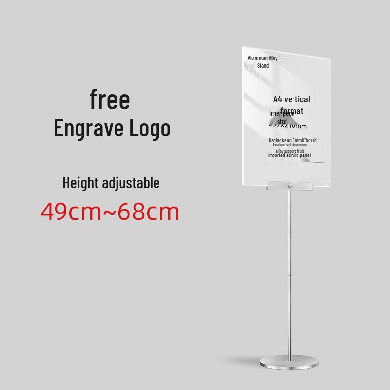 Aluminum Poster Stand for Store Promotions - Manager's Pick for New Arrivals