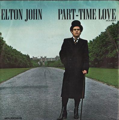 7inch Record ELTON JOHN - Part-Time Love MCA40973 MCA Records 1978 US Rock Used