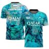 New Fashionable Tennis Training 3D T-shirt Badminton Clothing Summer Men's Sports Leisure Sportswear Men Clothing