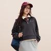Champion Women's Raglan Half-Zip Polo Sweatshirt