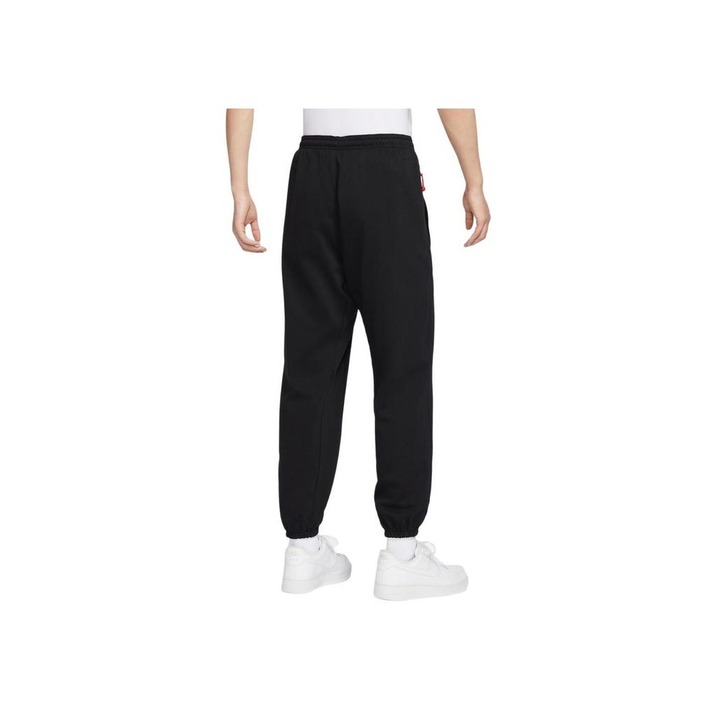 Nike FW23 Year Of The Dragon CNY Series Quick-Drying Fleece-Lined Long Knit Basketball Pants Men Bottoms Black FZ6381-010