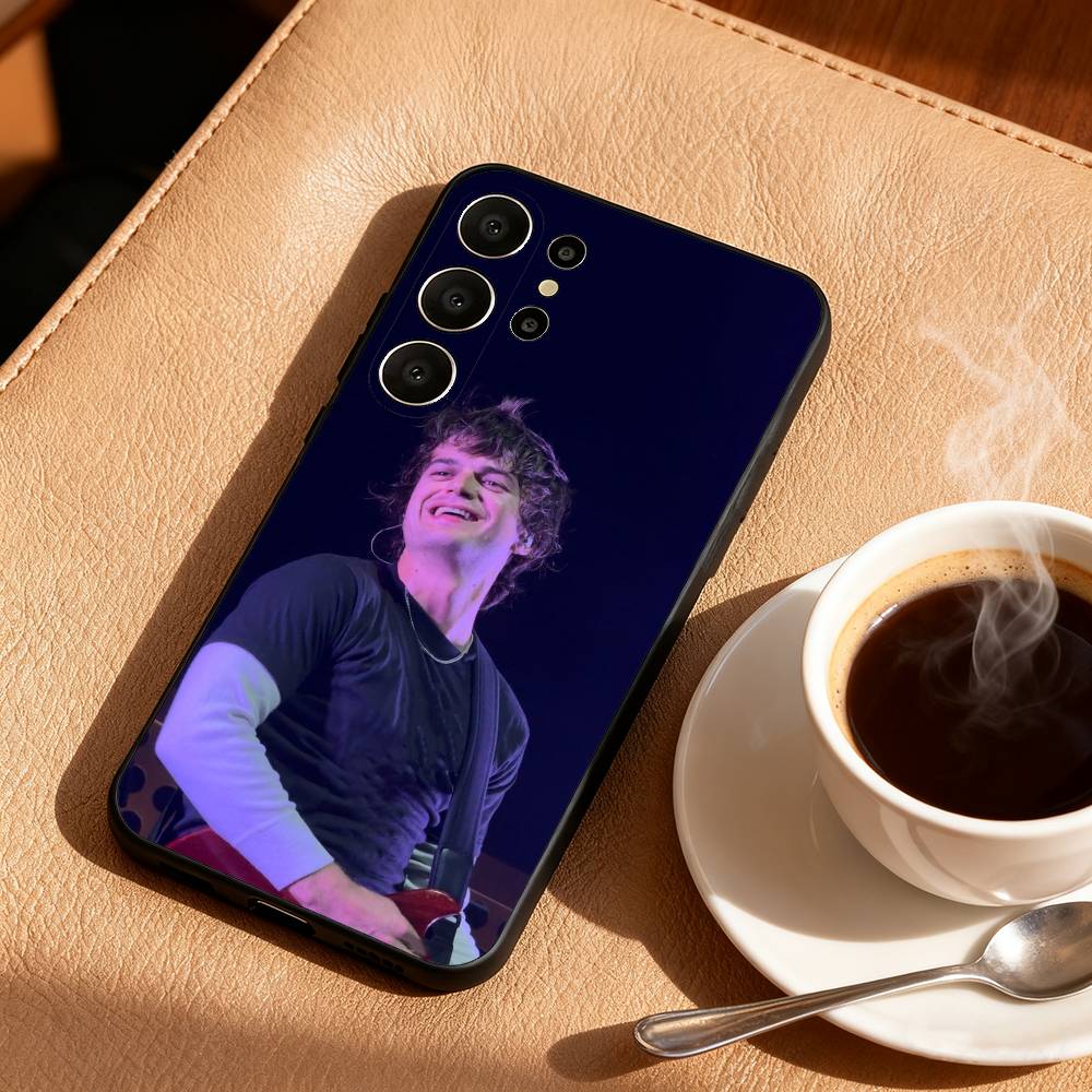 

Joe K-Keery D-Djo Phone Case For Samsung S26,S25,24,23,22,30,21,10,9,Ultra,Plus,Lite,FE Soft Black Case Samsung S21Ultra