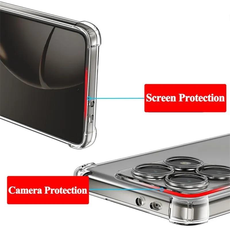 Case For Xiaomi 1 14 13 1T 14T 13T 12T Pro Lite Protective Cover Four Corners Shockproof Bumper Coque Fundas