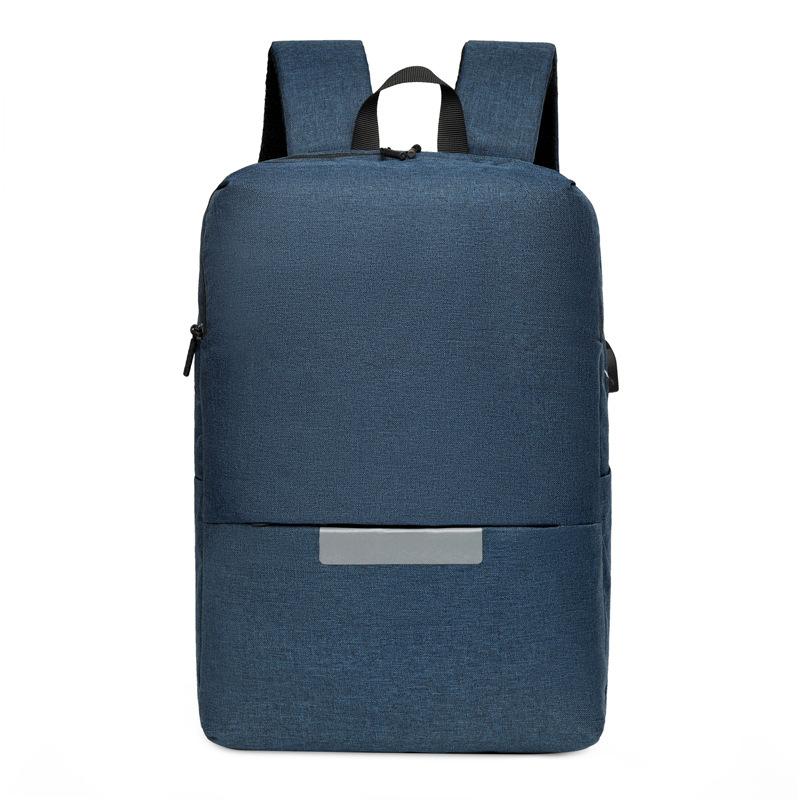 Nový unisexový jednobarevný voděodolný a prodyšný business fashion ležérní všestranný batoh na každý den