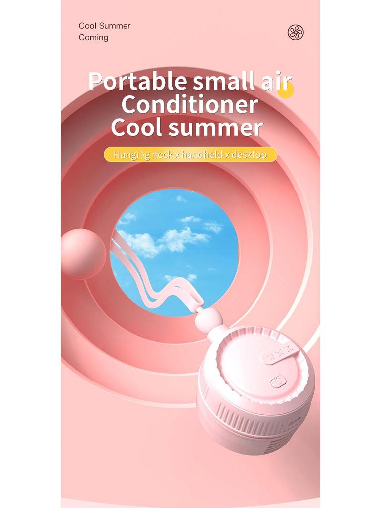 Portable Bladeless Neck Fan with USB Charging