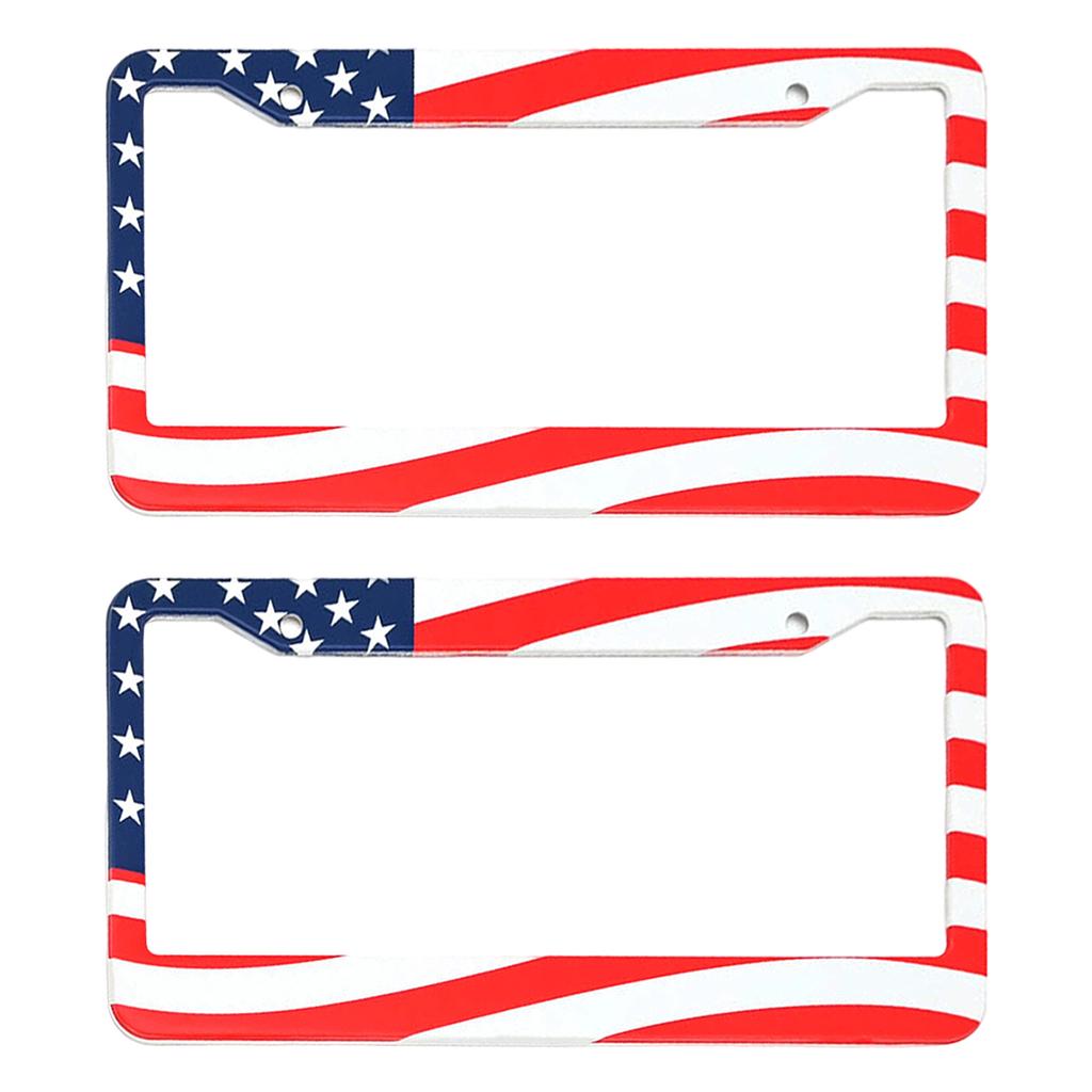 250th Anniversary Cars Plate Frame Easy To Install American Flag Car Tag Frame for Patriots Festival Celebrations Anniversaries