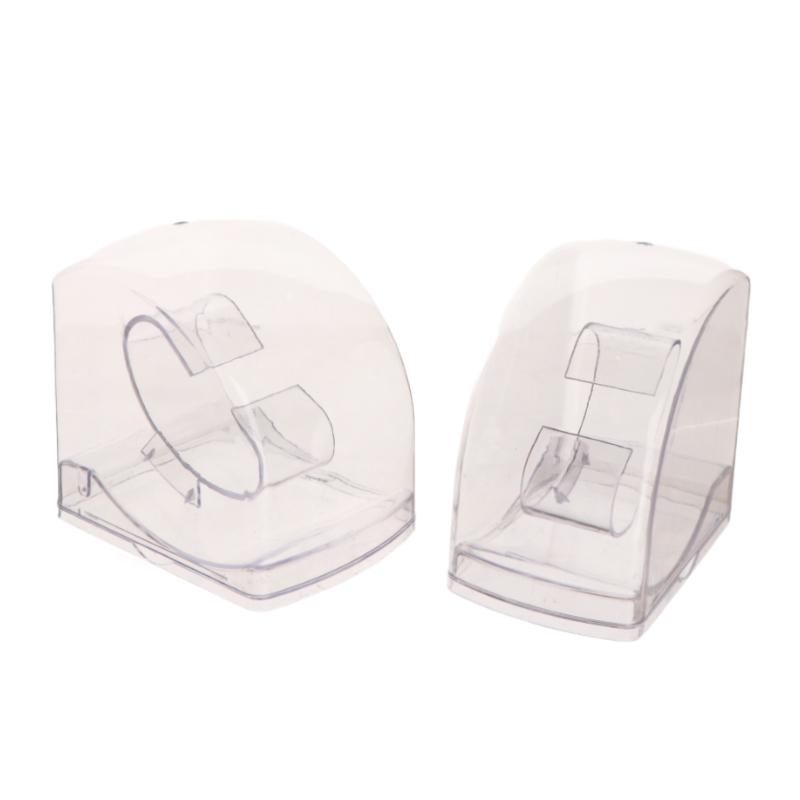 Support de présentoir de montre en plastique Boîtier transparent Organisateur de boîte de protection pour montre connectée pour adultes et enfants