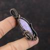 Lepidolite Pendant Copper Wire Wrapped Pendant Natural Lepidolite Jewelry Amazing Pendant Handmade Copper Jewelry Gemstone Pendant For Gift