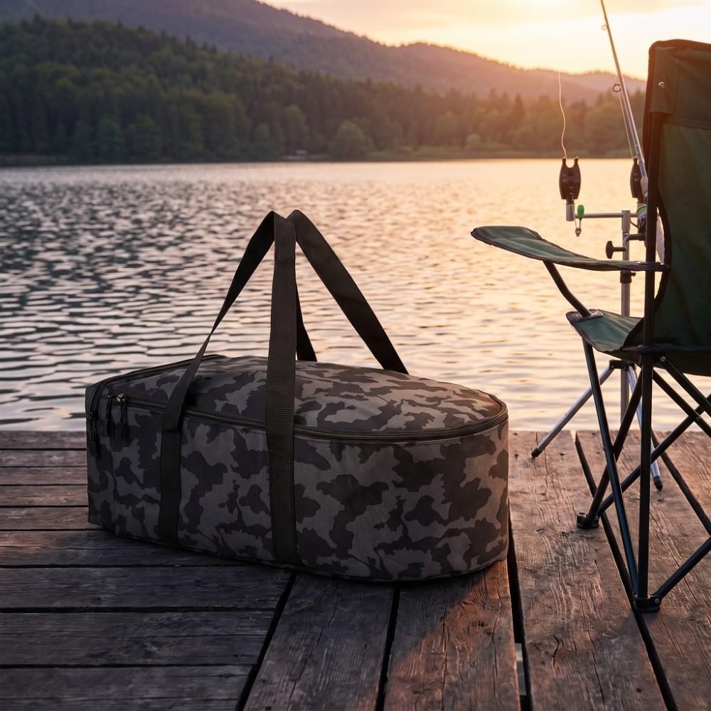 1000D Oxford Fabric Bait Boat Storage Bag Double Zipper Fishing Bait Boat Bag  For Fishing