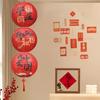 Mid-Autumn Festival Luminous Lantern String: Chinese-Style Decorative Hanging Lanterns for Festive Atmosphere