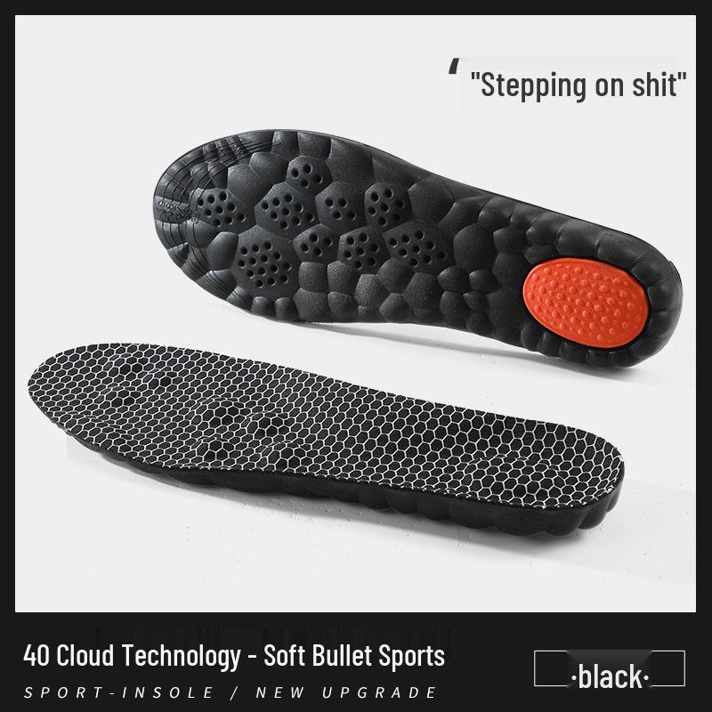 Graphene Odor-Resistant Antibacterial Insole – High Elastic, Shock-Absorbing, Breathable, Sweat-Absorbing for Sports & Casual Use.