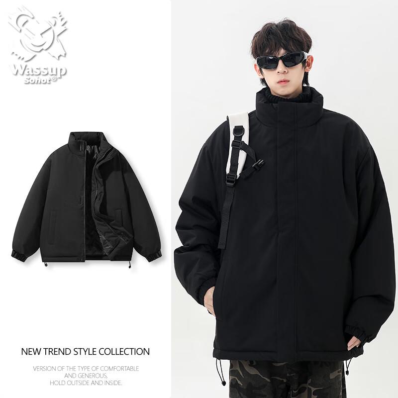 Wassup Sohot Unisex Padded Stand-Collar Winter Jacket