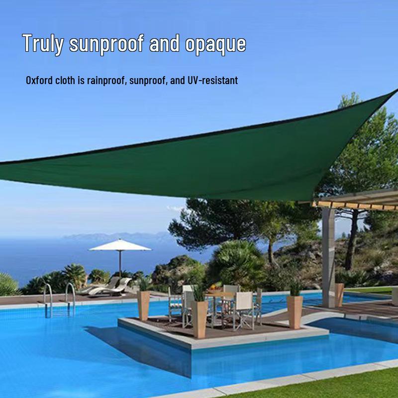 Svart utendørs benk regn- og støvtrekk