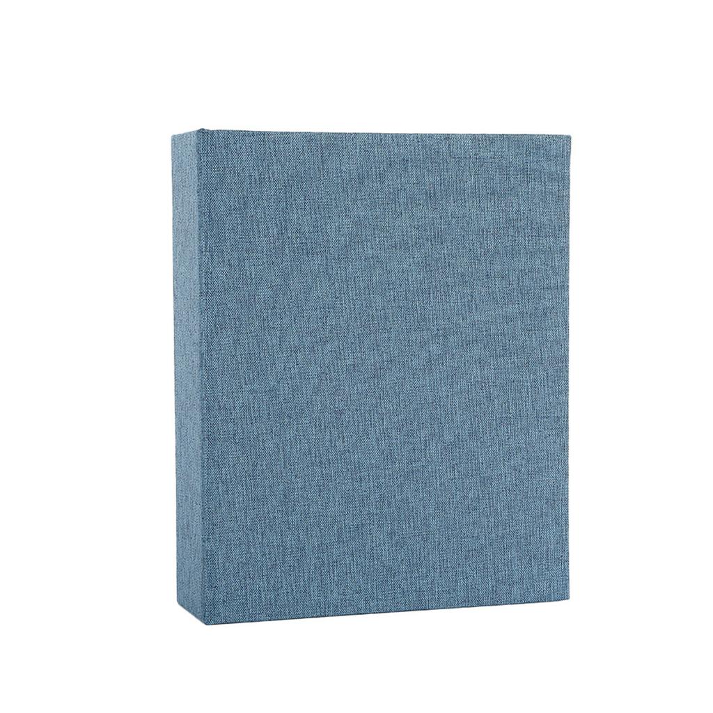 Linen Photo Album with 100 Slots for 46 Photos, Memory Book