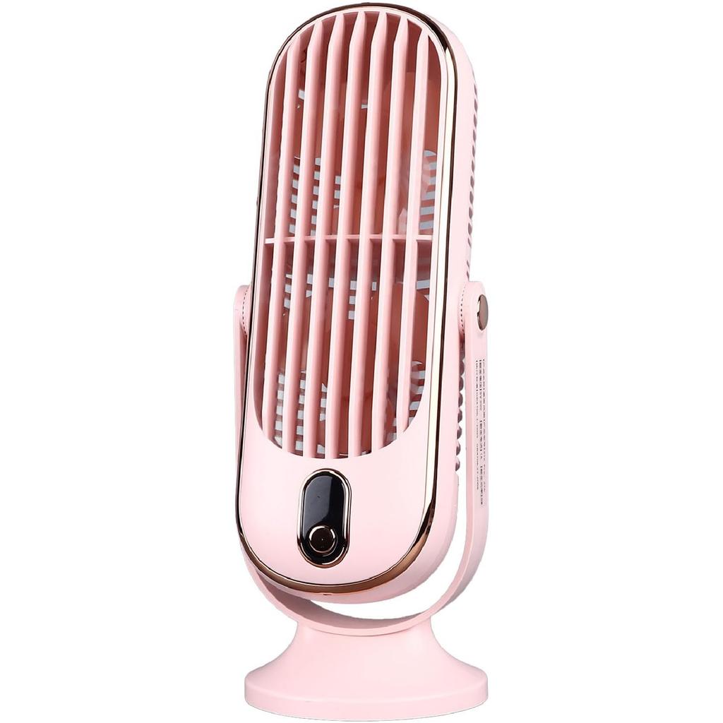 Table Tower Fan Portable USB Electric Cooling Fan with 5 Speeds Brushless Motor Standing Fans for Car Home Office ()