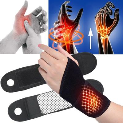 Self-heating Magnetic 1 Pair Wristband Warm Wrist Support Brace Protector Guard