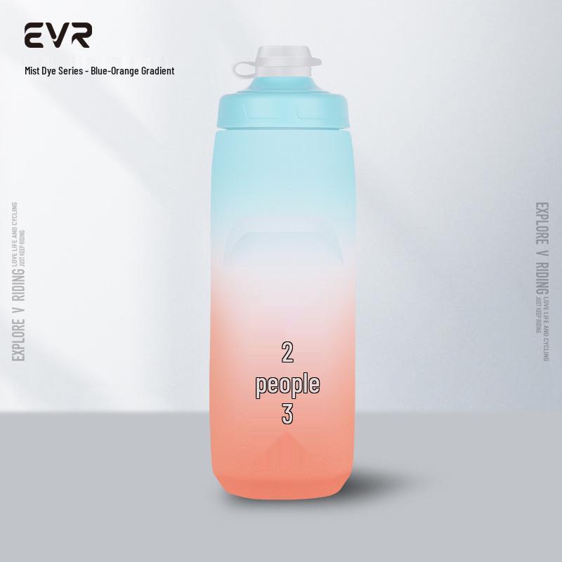 EVR Colorful Lightweight Plastic Cycling Water Bottle for Mountain & Road Bikes