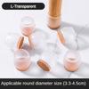 16/8/4Pcs Silicone Non-Slip Legs Pads Thick-soled Furniture Sofa Anti-noise Feet Cover Wood Floor From Scratches Protectors Mat