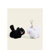 Cute Bag Pendant Female Fried Cat Premium Keychain Doll Plush Doll Schoolbag Pendant Bag