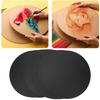 20Pcs Blank Runde Papier Verdickt Hand Zeichnung Skizzieren DIY Karton CraftBlack Papier