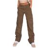 Baggy cargobroek voor dames, streetwear hiphop joggers, joggingbroek, casual losse broek met wijde pijpen