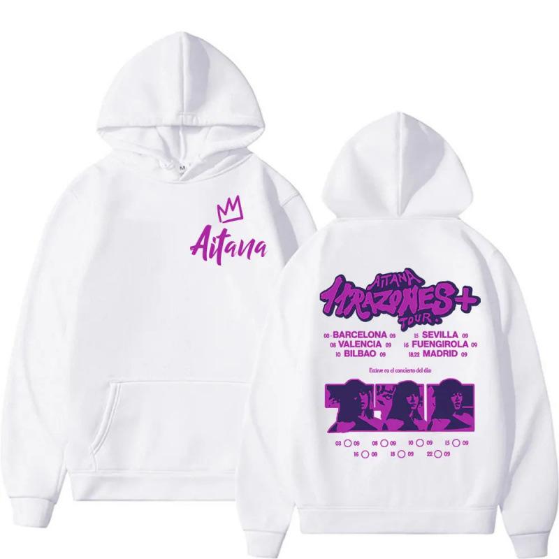Piosenkarka Aitana 11 Razones Tour Bluzy Męskie