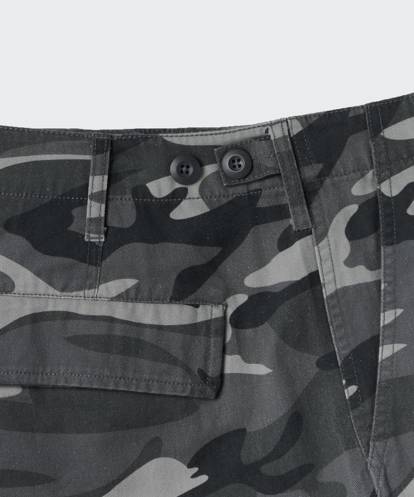 Musinsa Standard Camouflage Extra Wide Cargo Pants [Dark Grey/Camo]