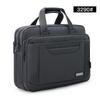 Men's Large Capacity Business Briefcase - Single Shoulder Crossbody Oxford Canvas Laptop Bag for 15.6" Devices.