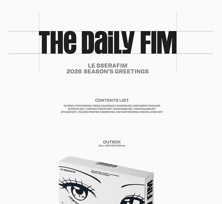 [POB] LE SSERAFIM 2026 SEASON'S GREETINGS [THE Daily FIM]