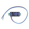 Funcational 4Digit LED Voltmeter Voltage Tester Panel Meter DC0-100V With Reverse Connection Protections for Car