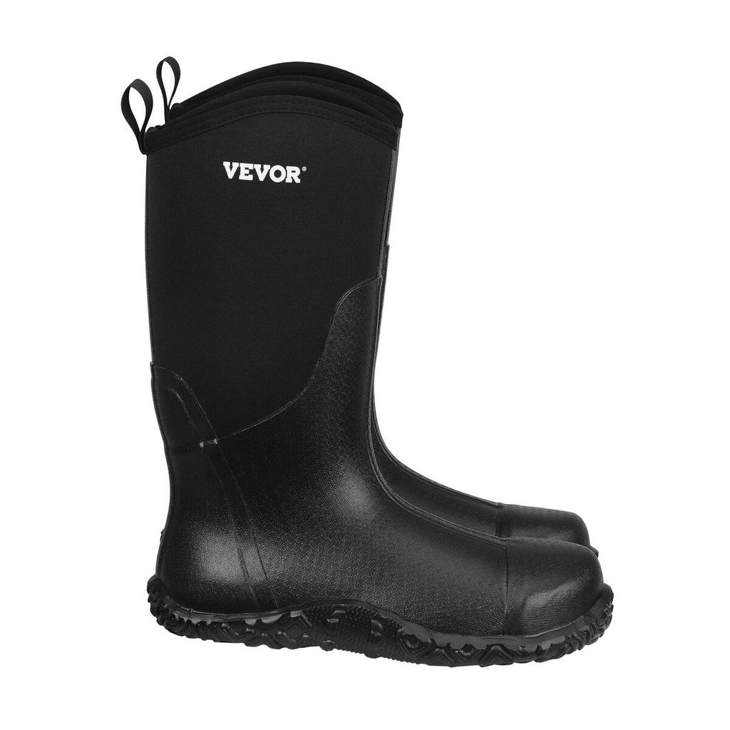 Rubber Boots Men Protective Footwear Steel Toe Work Rain Boots Size 11 US