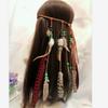 1 Pcs Bohemian Feather Headband Hair Tie Ethnic Style Headpiece Peacock Feather Gypsy Indian Hair Accessories