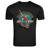 Skateboarding Live Fast Die Young Skeleton Graphic T-Shirt