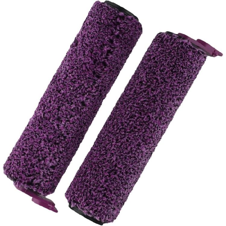 2Pieces Vacuum Brush Replacement Wear Resistant Design Quick Change Mechanism Plastic Texture for Easy Maintenance