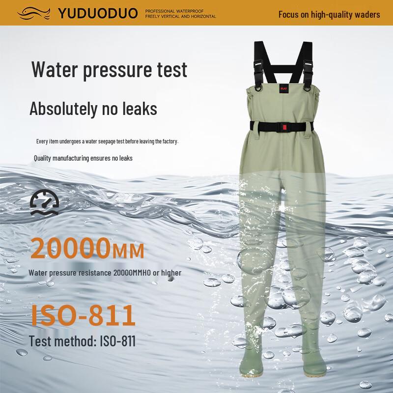 Men's Waterproof High-Chest Fishing Waders