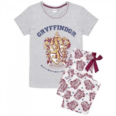 Womens/Ladies Gryffindor Long Pajamas Set