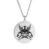 Viking Axe Helmet Pendant Tomahawk Necklace Odin Raven Slavic Amulet Norse Warrior Mythology Stainless Steel Jewelry