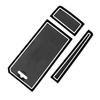 For Volvo XC40  Car Central Armrest Storage Box Organizer Center Console Flocking/ABS Organizer Containers Holder