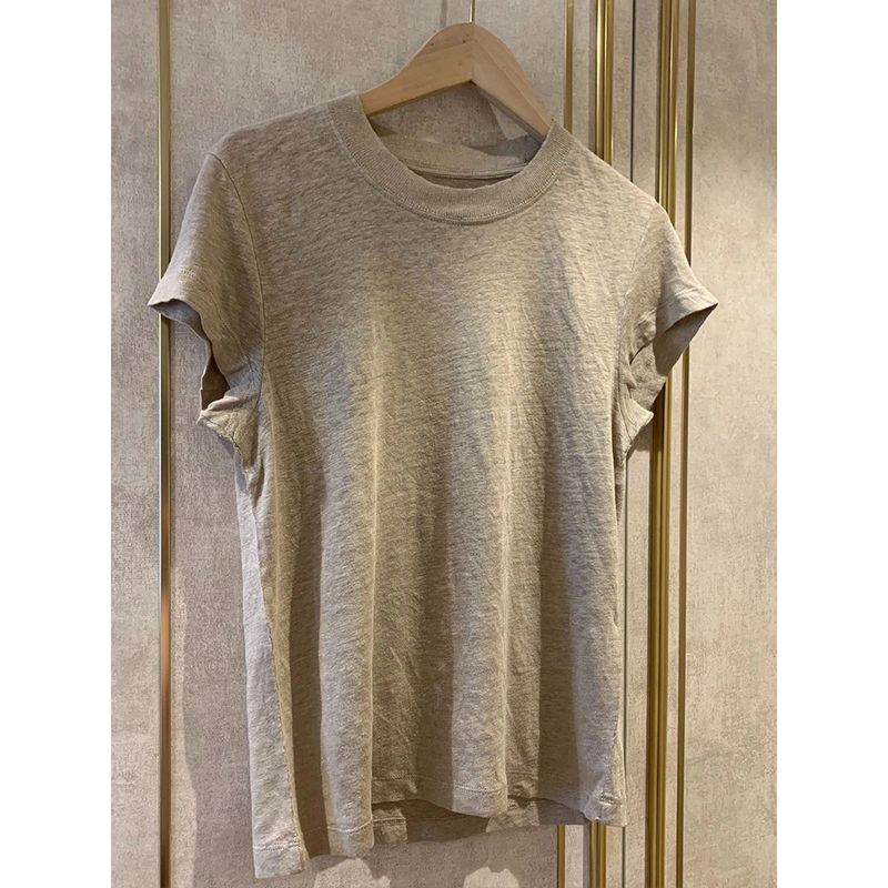 

Foreign Trade Women s Clothing This Year Popular Hot-Selling Product Foreign Trade European Goods Lightweight Short Sleeve Mask T-shirt for Women Khaki gray M