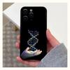 Art Human DNA Gene Biology Phone Case For Apple iPhone 15,14,13,12,11,Pro,X,XS,Max,XR,Plus,Mini Soft Black Cover