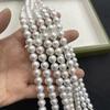 1String, White Natural Freshwater Pearls Beads for Jewelry Making DIY Crafts (Beads 9-10mm, Length 36cm)