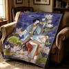 Anime H-HOLiC-C Throw Thick Comfort Flannel Quilt, Multi-scene Use Indoor Outdoor Daily Nap
