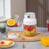 5‑Min Fast Charging Portable Blender Dual‑Lid Blend‑and‑Go Juicer Cup USB Rechargeable for Home Outdoor Camping Trips