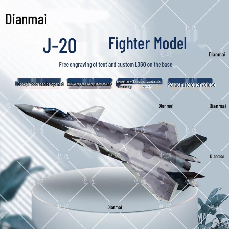 J-20 Stealth Fighter Jet Model