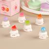 6Pcs/set Multicolors Luminous Candle Miniatures Resin Ornaments Diy Fairy Garden Decoration Moss Terrarium Micro Landscape